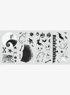 The Nightmare Before Christmas Jack And Sally Peel And Stick Wall Decals -Out Decor Home Shop 13166956 av2