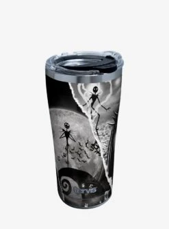 The Nightmare Before Christmas Torn Collage 20oz Stainless Steel Tumbler With Lid