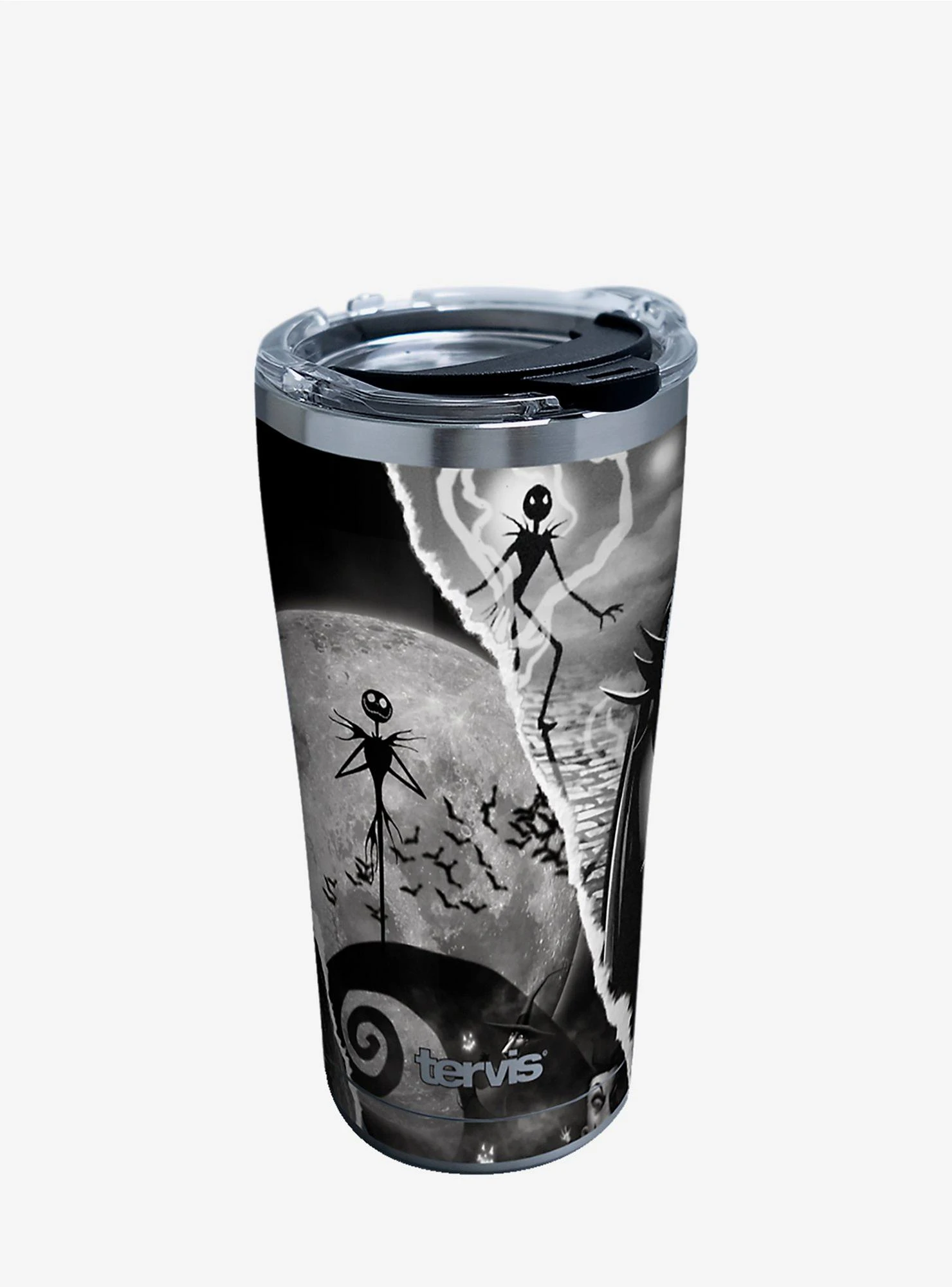 The Nightmare Before Christmas Torn Collage 20oz Stainless Steel Tumbler With Lid 3 The Nightmare Before Christmas Torn Collage 20oz Stainless Steel Tumbler With Lid