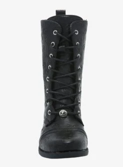 The Nightmare Before Christmas Debossed Combat Boots -Out Decor Home Shop 15658846 av2