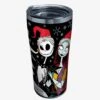 The Nightmare Before Christmas Santa Family 20oz Stainless Steel Tumbler With Lid 1 The Nightmare Before Christmas Santa Family 20oz Stainless Steel Tumbler With Lid -Out Decor Home Shop 15995275 hi