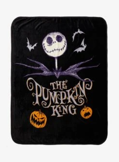 The Nightmare Before Christmas Pumpkin King Throw Blanket
