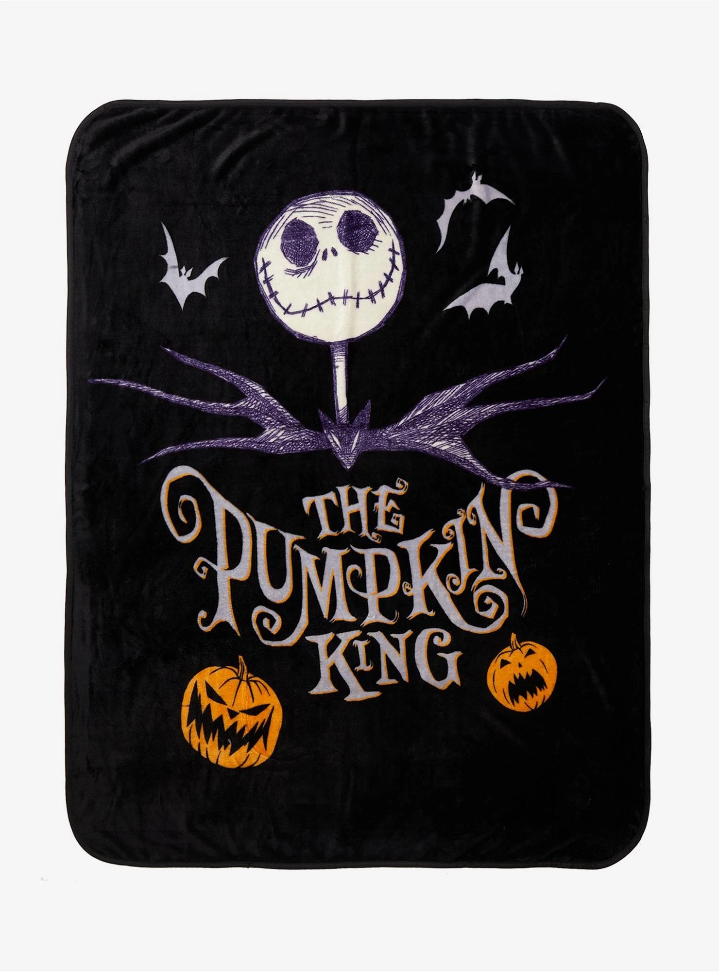 The Nightmare Before Christmas Pumpkin King Throw Blanket 3 The Nightmare Before Christmas Pumpkin King Throw Blanket