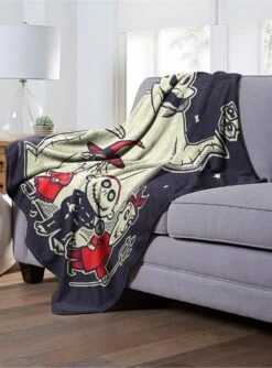 The Nightmare Before Christmas Terror Trio Throw Blanket 9 The Nightmare Before Christmas Terror Trio Throw Blanket -Out Decor Home Shop 19293058 av2
