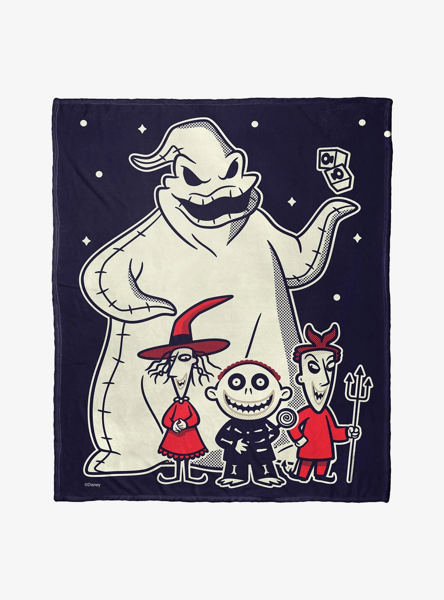The Nightmare Before Christmas Terror Trio Throw Blanket 3 The Nightmare Before Christmas Terror Trio Throw Blanket