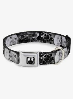 Disney Nightmare Before Christmas Oogie Boogie Scenes Seatbelt Buckle Dog Collar