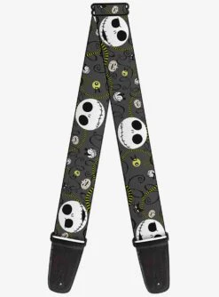 The Nightmare Before Christmas Jack Expressions Halloween Guitar Strap