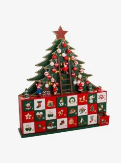 Kurt Adler LED Christmas Tree Advent Calendar -Out Decor Home Shop 20119911 av1