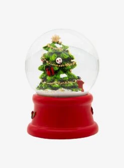 Kurt Adler Musical Christmas Tree In Holly Snow Globe -Out Decor Home Shop 20120049 av2