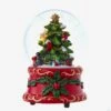 Kurt Adler Musical Christmas Tree In Holly Snow Globe -Out Decor Home Shop 20120049 hi