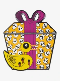 Loungefly The Nightmare Before Christmas Scary Teddy Glow-In-The-Dark 3 Inch Sliding Enamel Pin