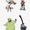 Loungefly The Nightmare Before Christmas Character Enamel Pin Set