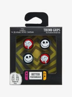 The Nightmare Before Christmas Jack & Sally Thumb Grips Hot Topic Exclusive