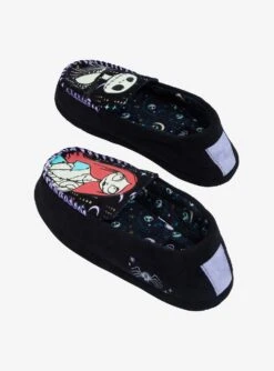 The Nightmare Before Christmas Jack & Sally Stars Slippers -Out Decor Home Shop 20748868 av2