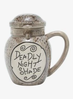 The Nightmare Before Christmas Deadly Night Shade Mug With Lid