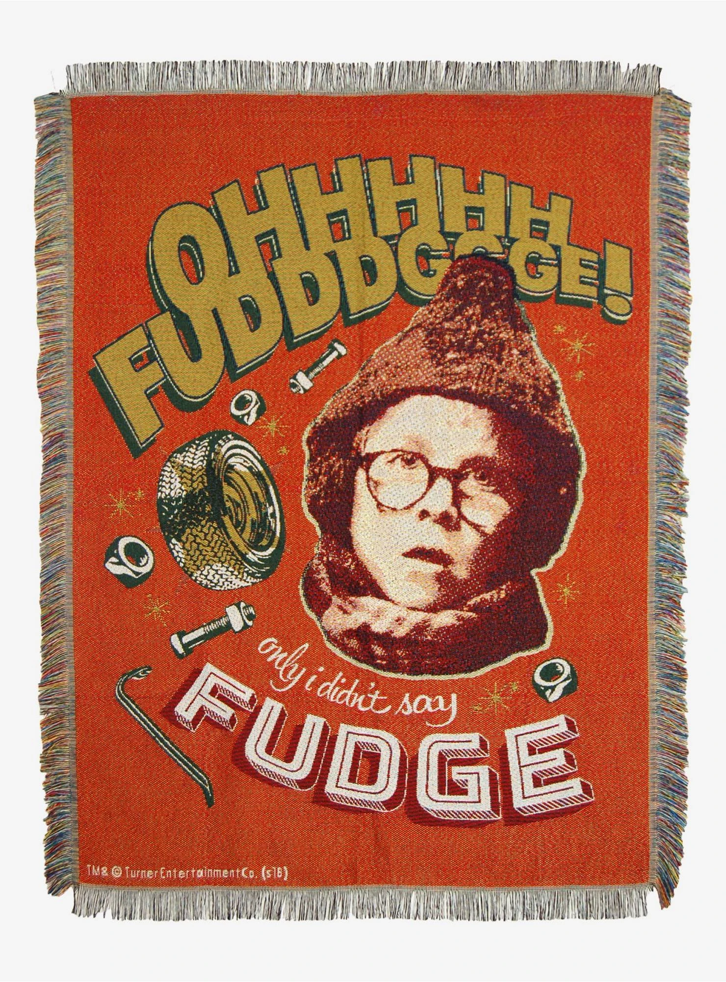 A Christmas Story Oh Fudge Woven Tapestry Throw Blanket 3 A Christmas Story Oh Fudge Woven Tapestry Throw Blanket