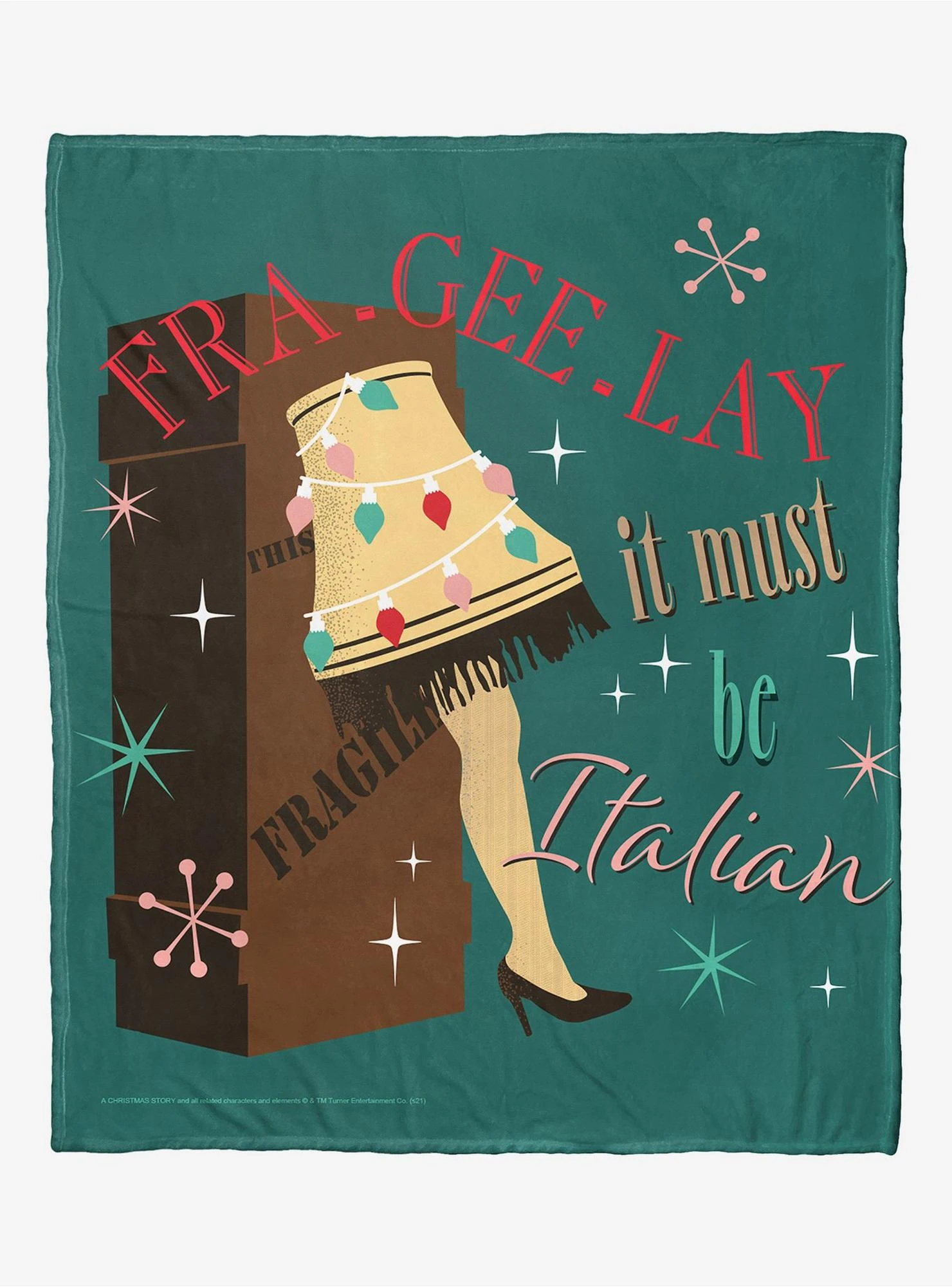 A Christmas Story Fra-Gee-Lay Throw Blanket 3 A Christmas Story Fra-Gee-Lay Throw Blanket