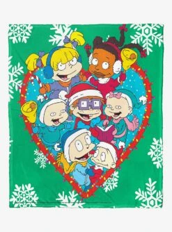 Rugrats Christmas Babies Silk Touch Throw Blanket