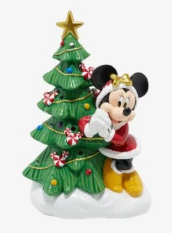 Disney Minnie Mouse Christmas Tree Light-Up Garden Statue