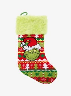 How The Grinch Stole Christmas! Fair Isle Stocking