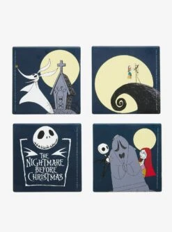 The Nightmare Before Christmas Ceramic Coaster Set