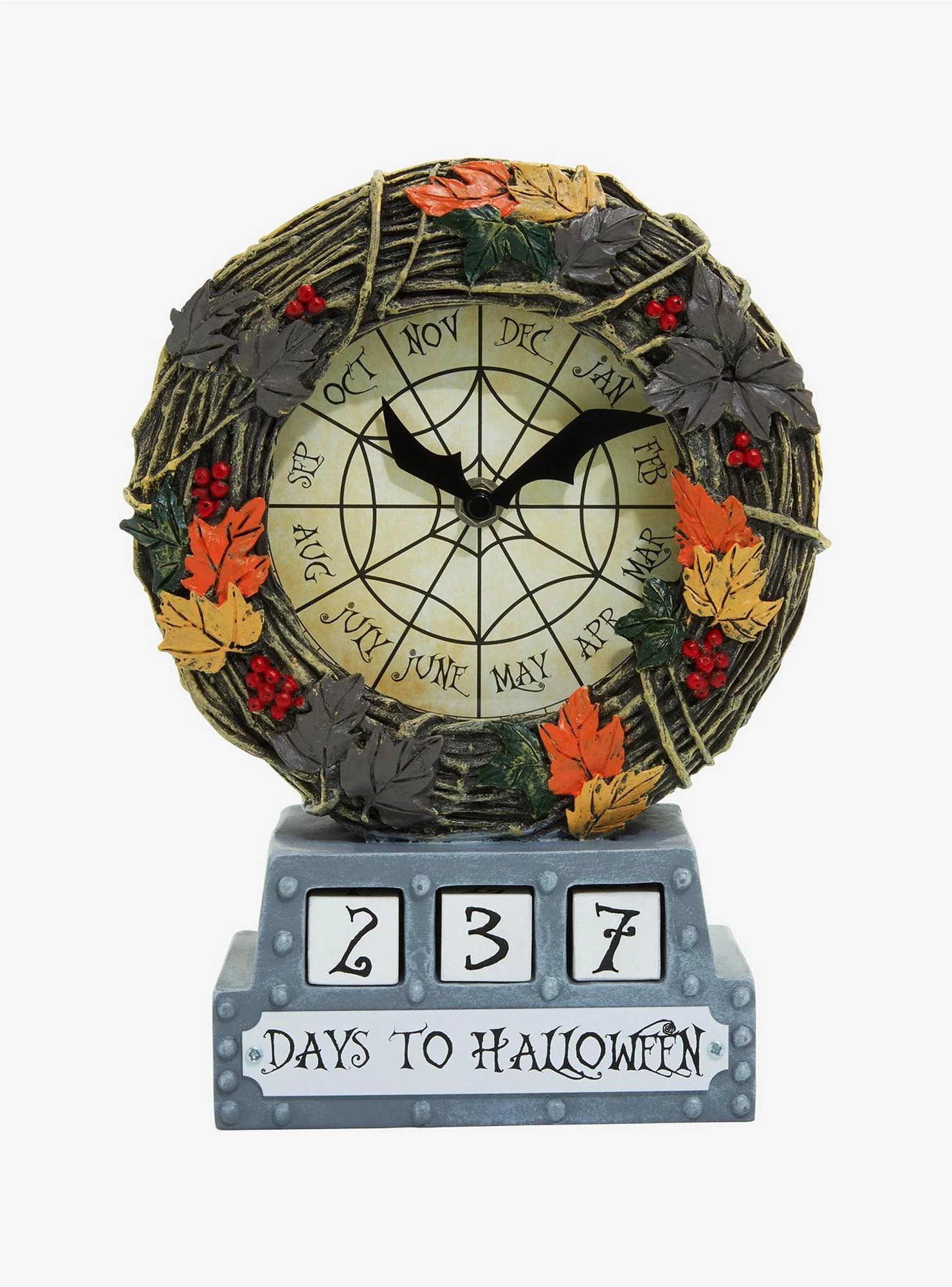 The Nightmare Before Christmas Foliage Countdown Table Clock 3 The Nightmare Before Christmas Foliage Countdown Table Clock