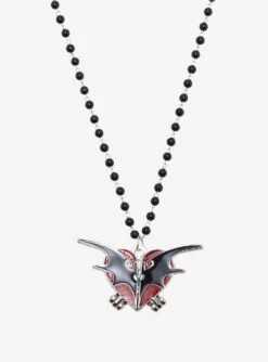 The Nightmare Before Christmas Bat Heart Locket Necklace -Out Decor Home Shop 30661122 av2