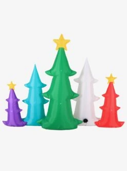 Colorful Christmas Trees Airblown -Out Decor Home Shop 31224045 av3