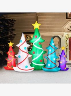 Colorful Christmas Trees Airblown -Out Decor Home Shop 31224045 av4