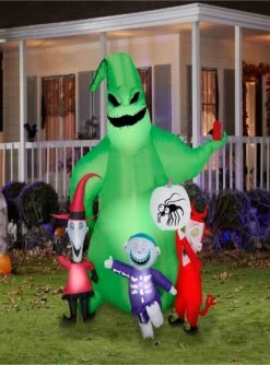 Disney Nightmare Before Christmas Oogie Boogie Creatures Scene Airblown -Out Decor Home Shop 31289285 av2